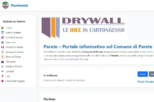 Pareteweb - Portale locale